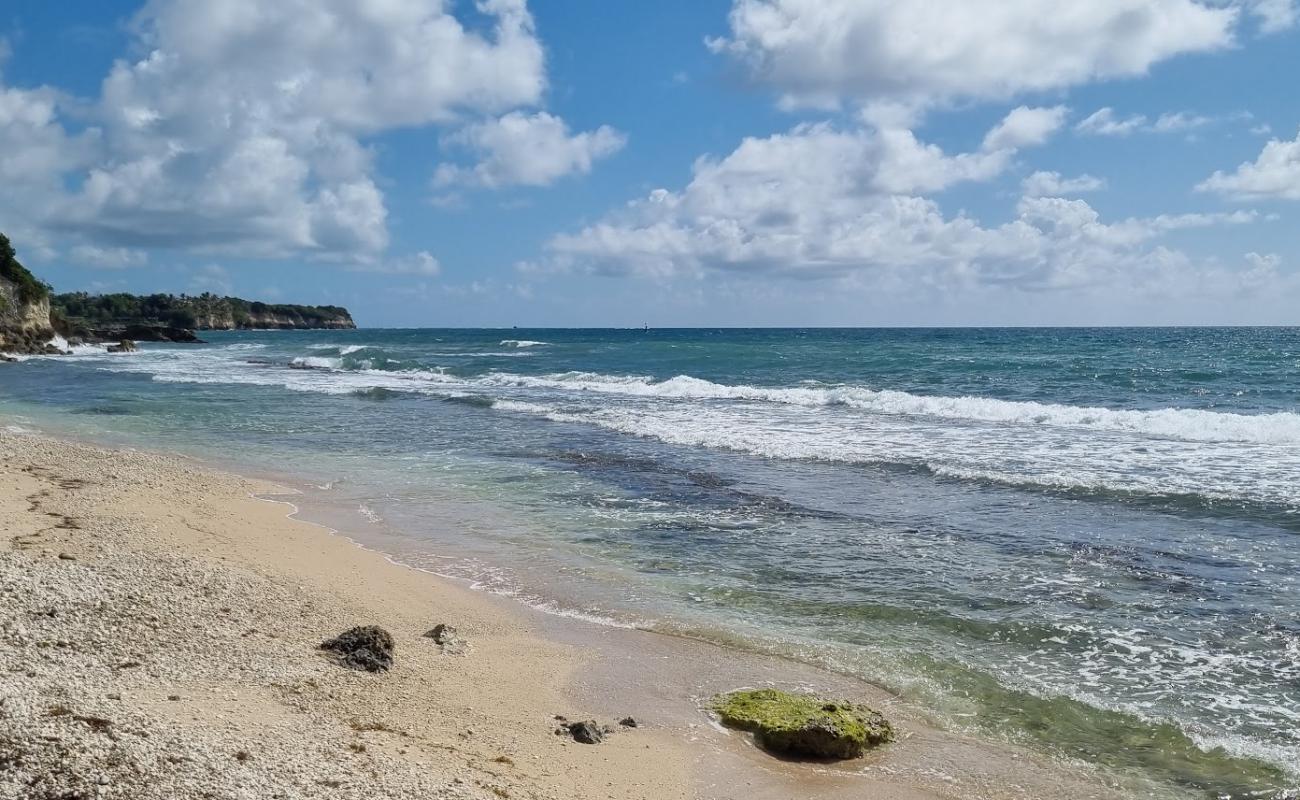 Photo de Pointe Canot Beach avec sable clair avec caillou de surface