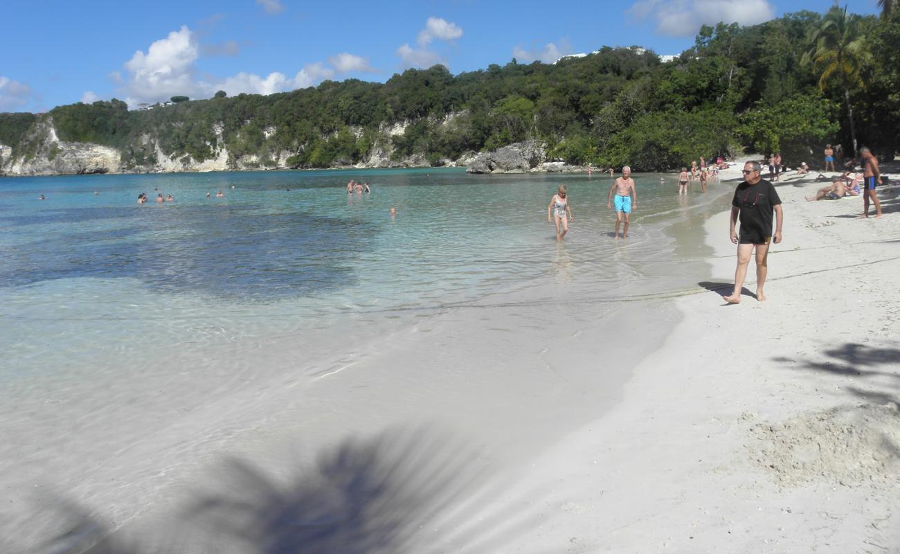 Photo de Plage de la Caye d'argent avec sable fin et lumineux de surface