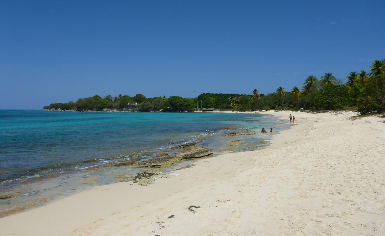 Photo de Plage du Vieux Fort avec sable beige fin de surface