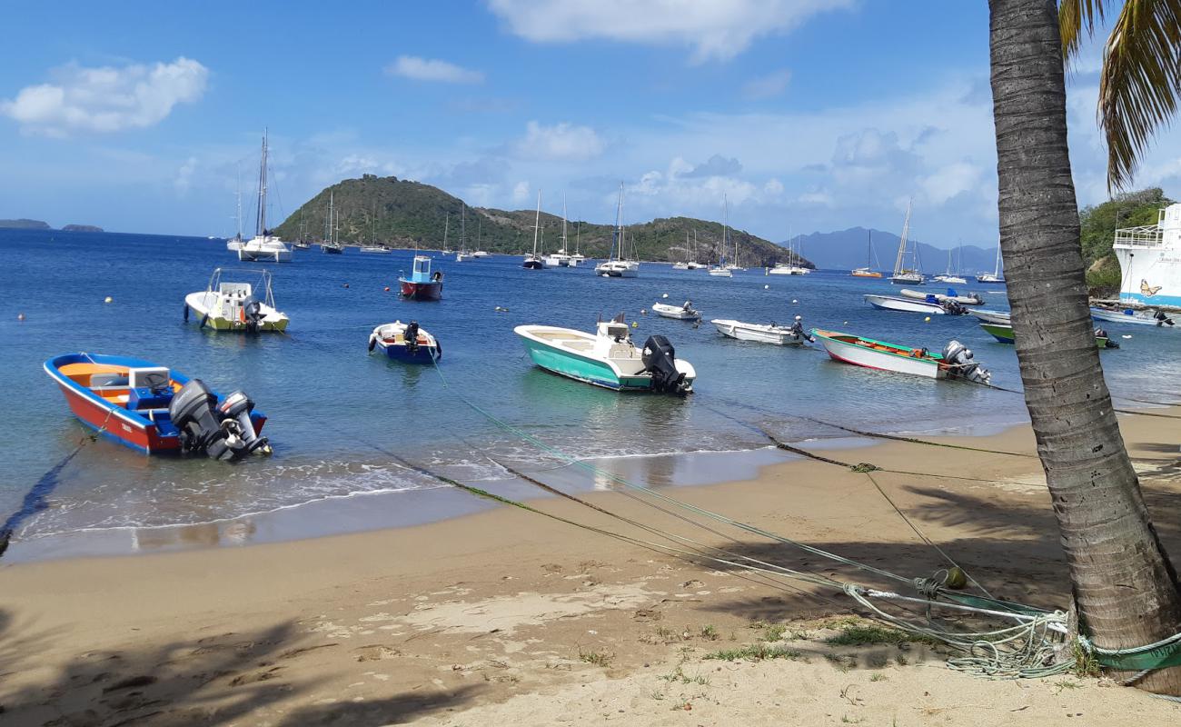 Photo de Anse du Bourg Beach avec sable lumineux de surface