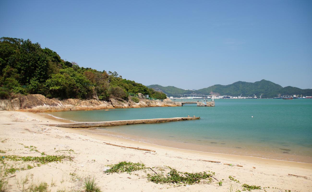 Photo de Tso Wan Pier avec sable beige de surface