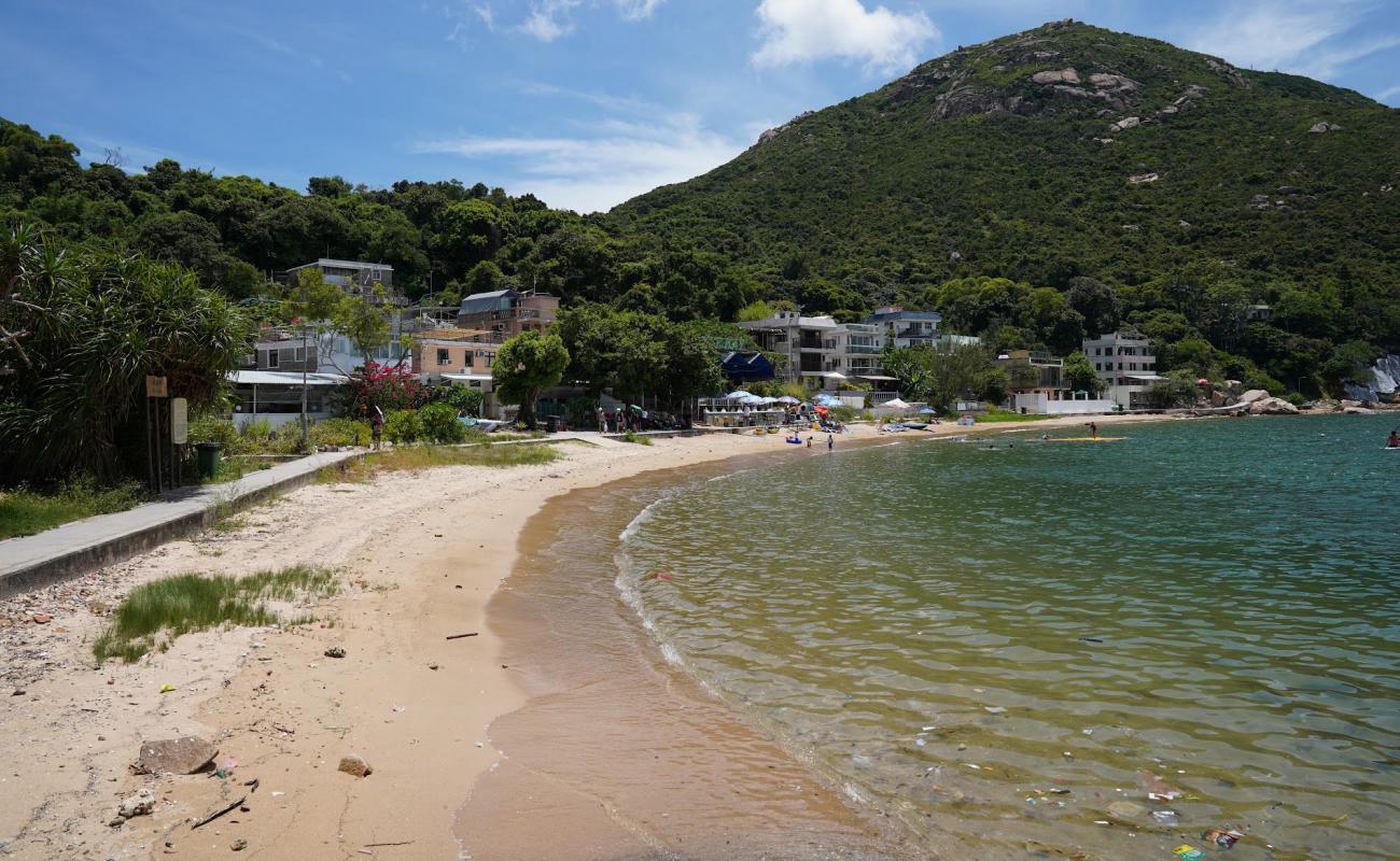 Photo de Sok Kwu Wan Beach avec sable lumineux de surface