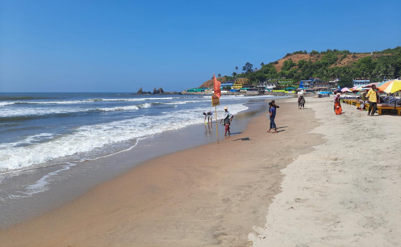 Photo de Arambol Beach avec sable beige de surface