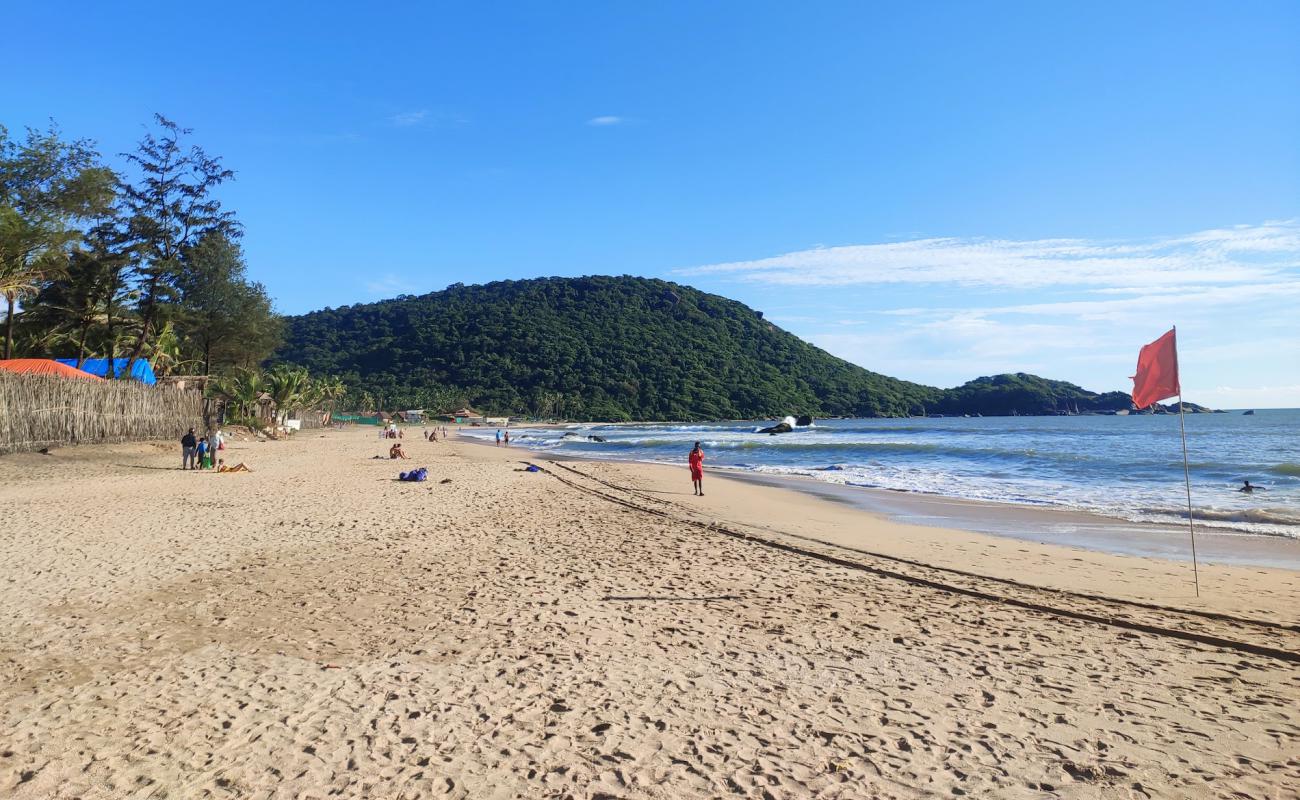 Photo de Agonda Beach avec sable lumineux de surface