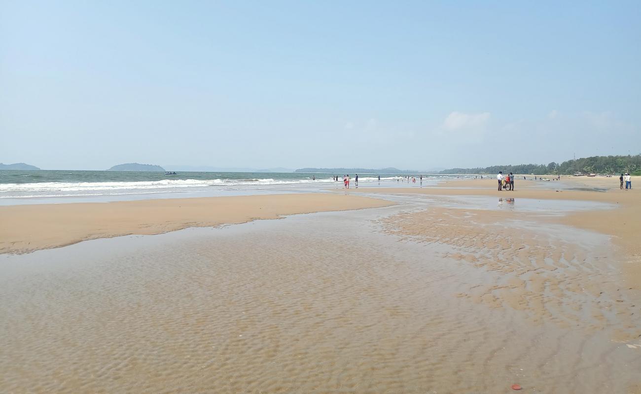 Photo de Naval Beach Karwar avec sable beige de surface