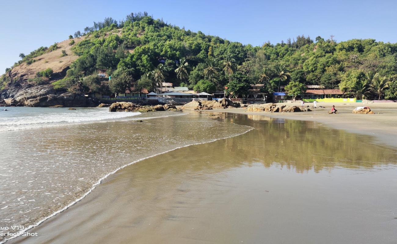 Photo de Gokarna Kudle Beach avec sable beige de surface