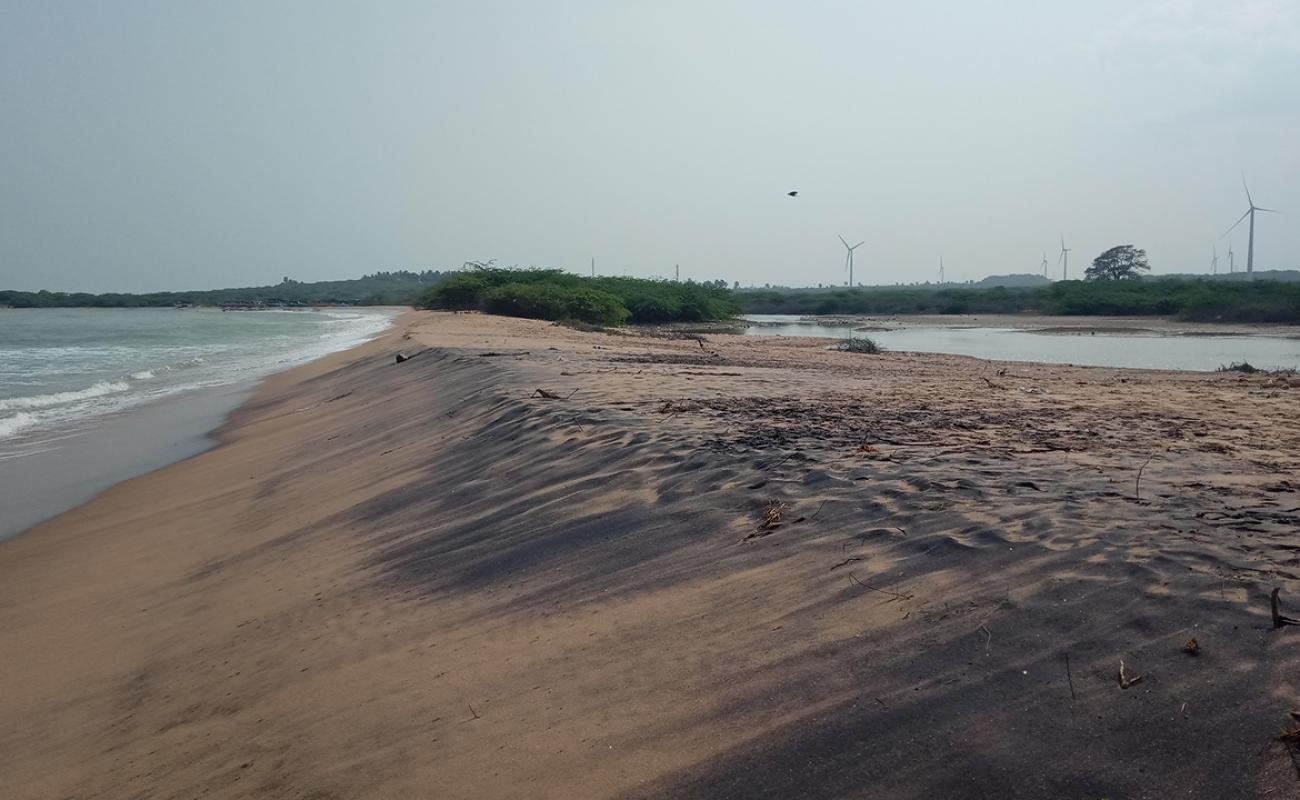 Photo de Rocky Beach avec sable beige de surface
