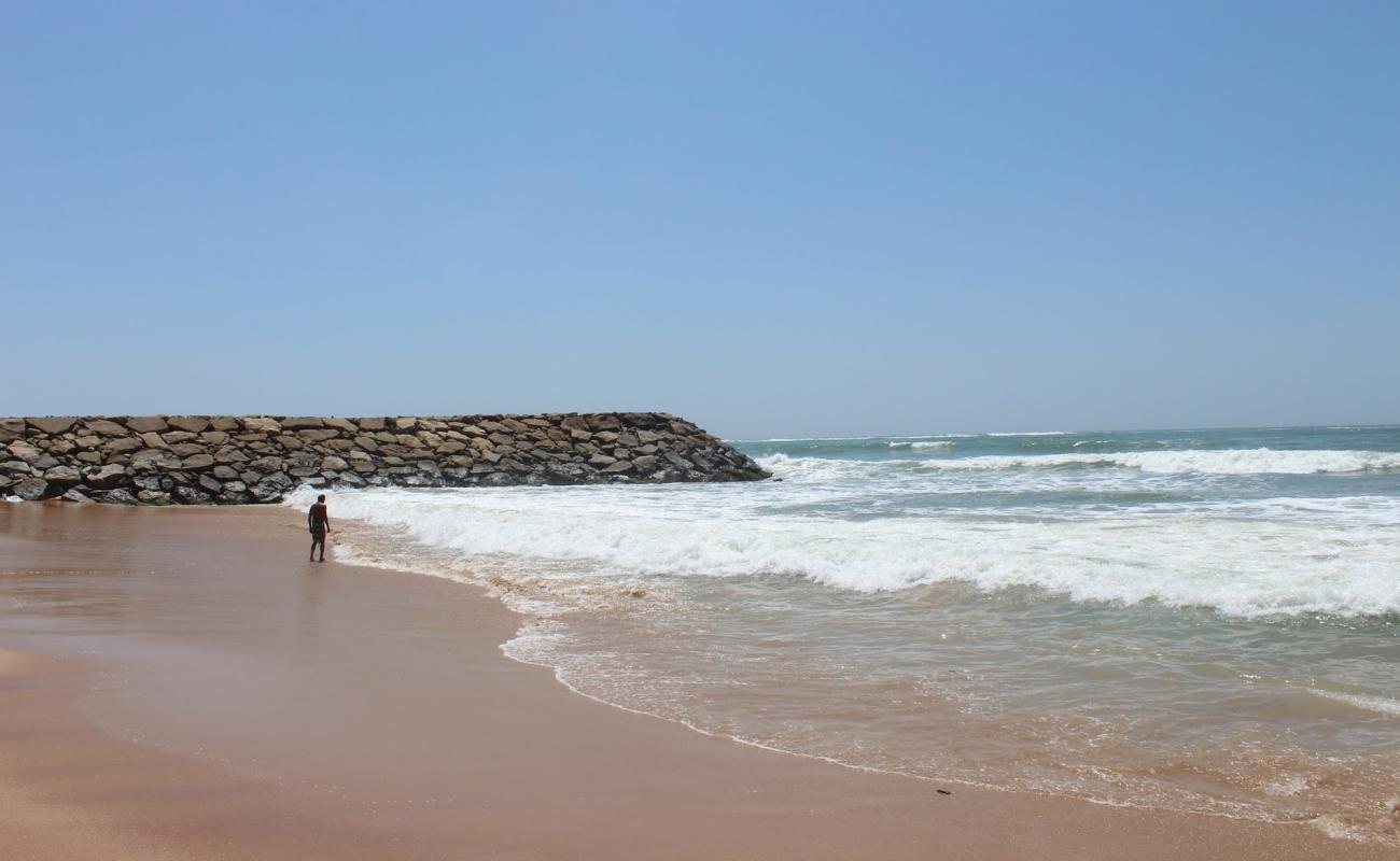 Photo de Nadar Uvari Beach avec sable beige de surface