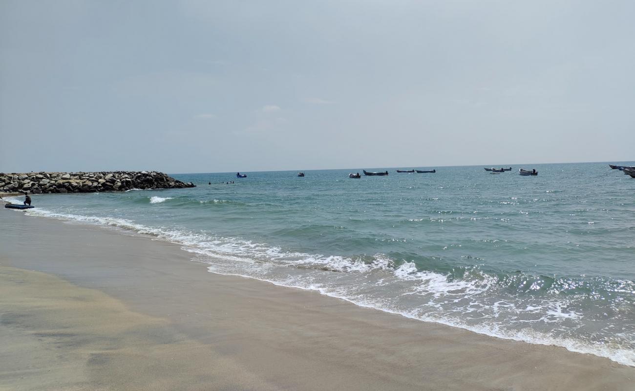 Photo de Mangala Beach avec sable beige de surface