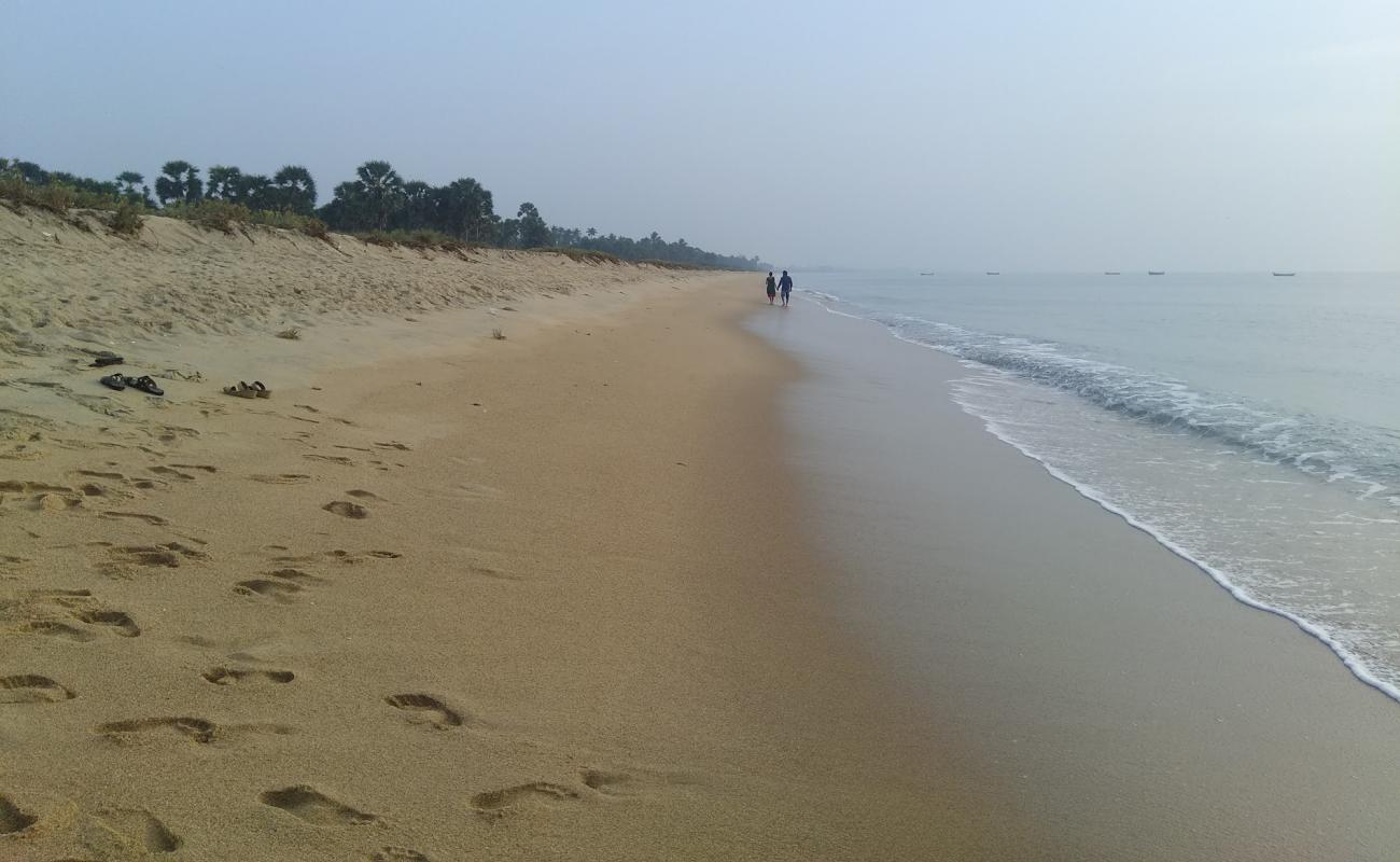 Photo de Kannirajpuram Beach avec sable lumineux de surface