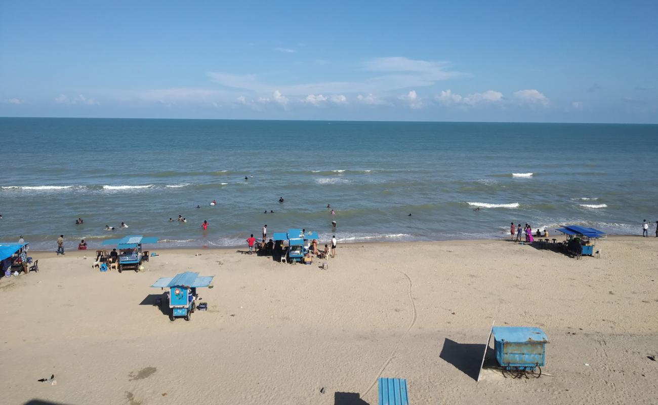Photo de Velankanni Beach avec sable beige de surface