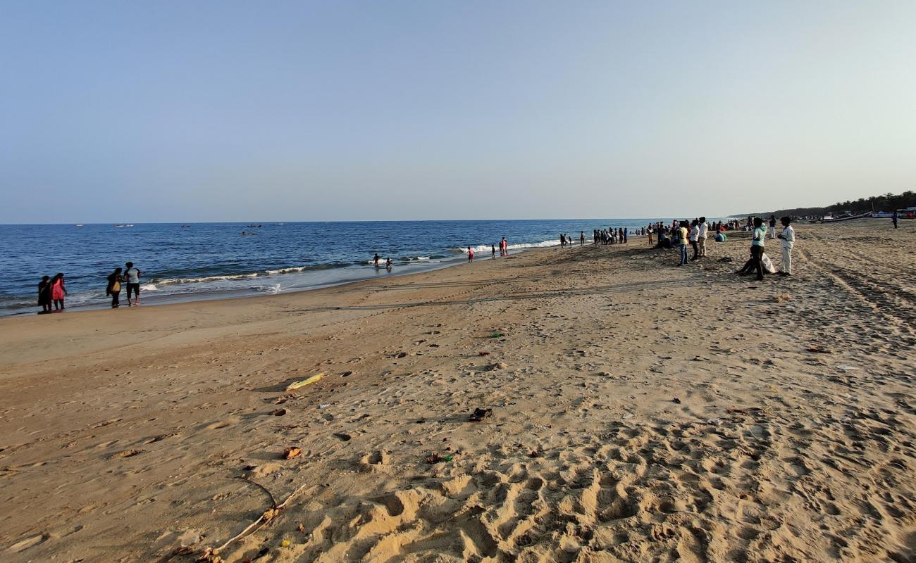 Photo de Meyyur Kuppam Beach avec sable beige de surface
