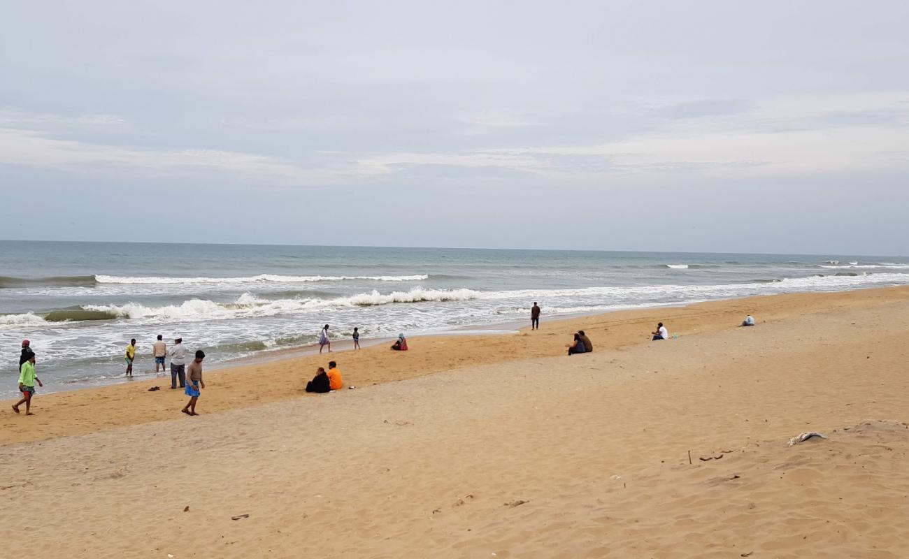 Photo de Juhu Beach avec sable beige de surface