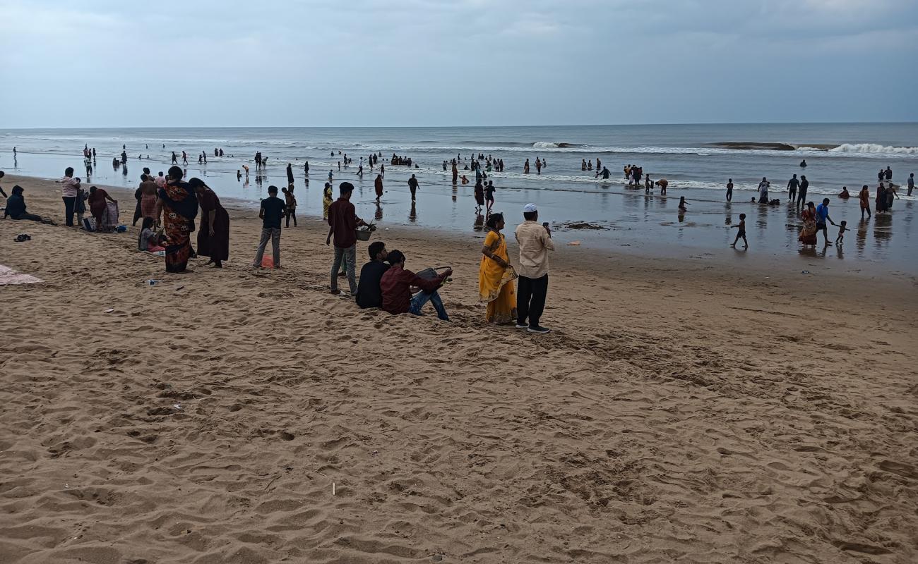 Photo de Kotha Koduru Beach avec sable beige de surface
