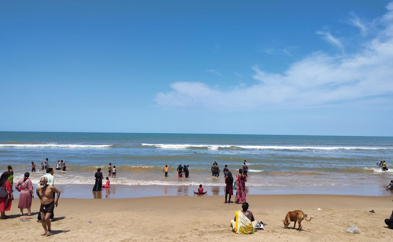 Photo de Zard Beach avec sable lumineux de surface