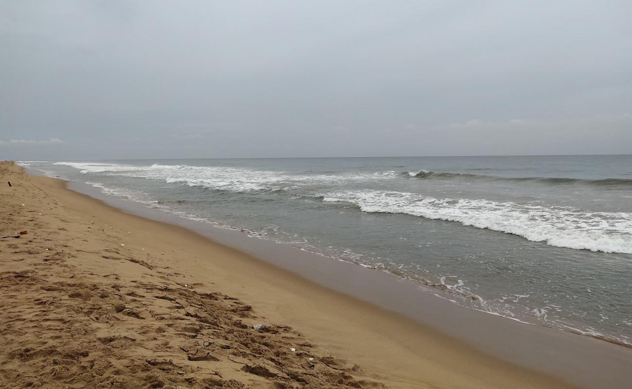 Photo de Gangapatnam Beach avec sable lumineux de surface