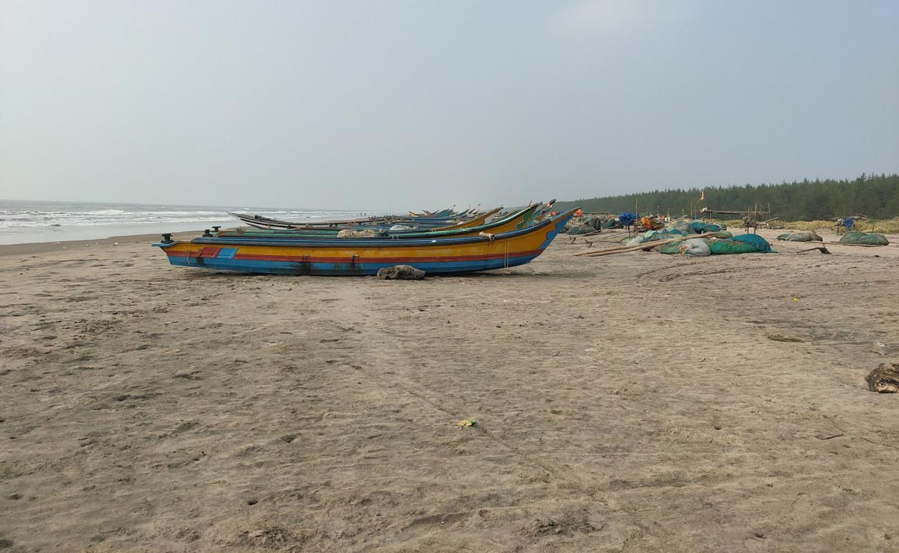 Photo de Pallam Beach avec sable beige fin de surface