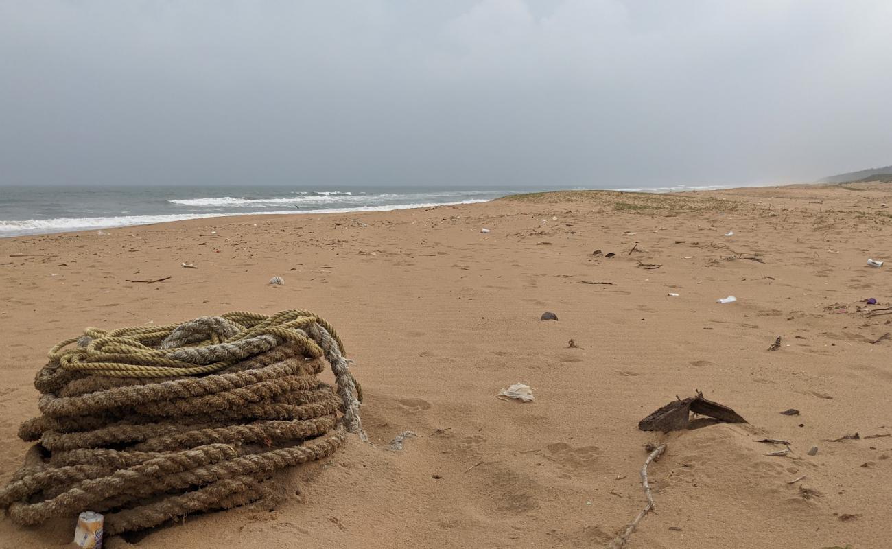 Photo de Kothamukkam Beach avec sable beige de surface