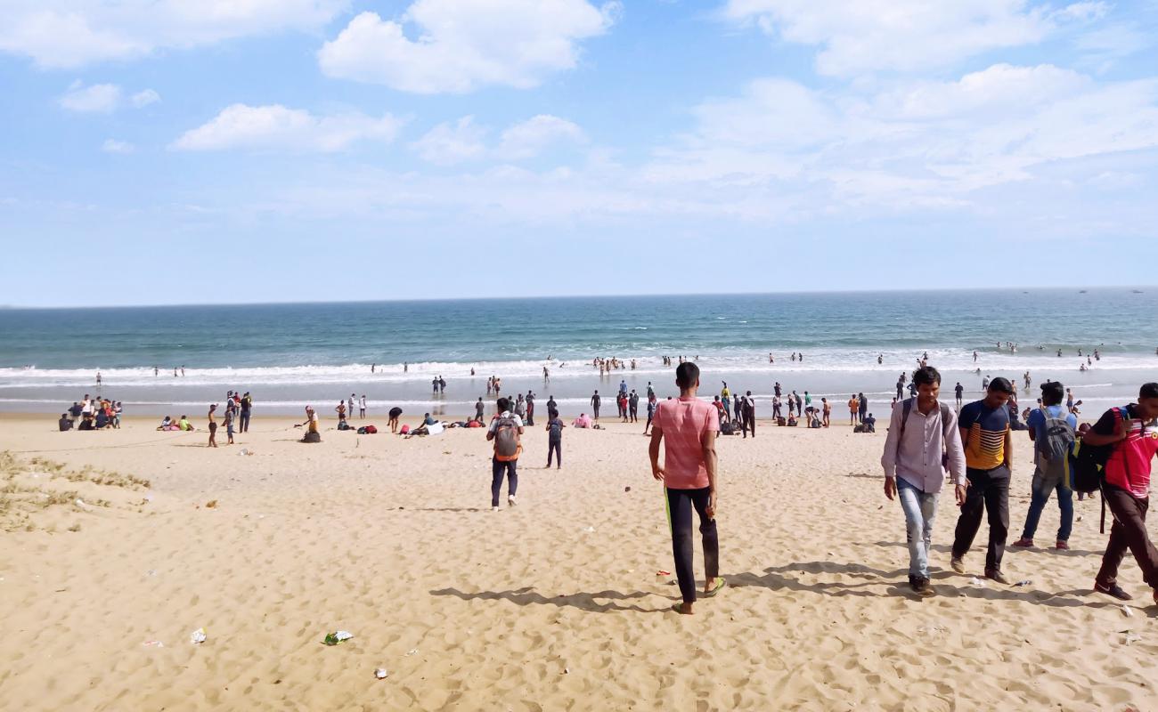 Photo de Dhabaleshwar Beach avec sable lumineux de surface