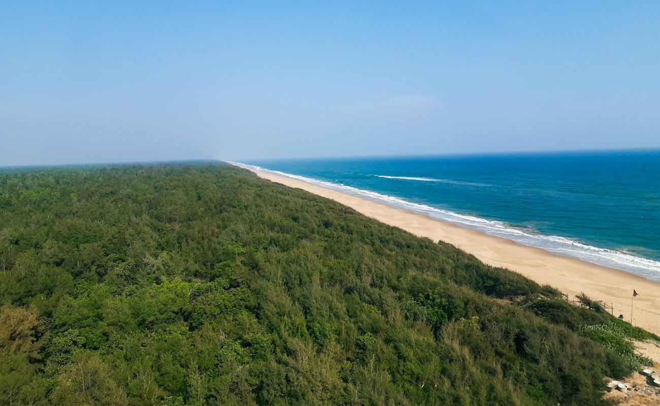 Photo de Aleswar Beach avec sable beige fin de surface