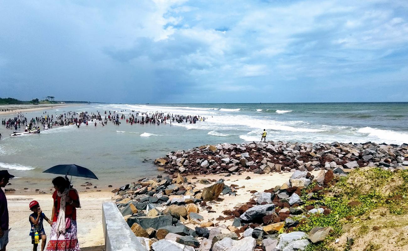 Photo de Digha Beach avec béton de surface