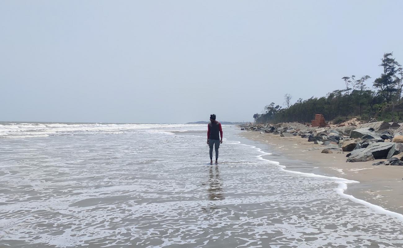 Photo de Kiagoria Beach avec sable lumineux de surface