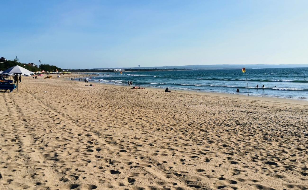 Photo de Plage Double Six avec sable fin et lumineux de surface