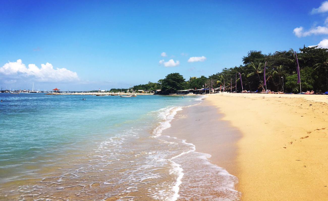 Photo de Sanur Beach II avec sable lumineux de surface