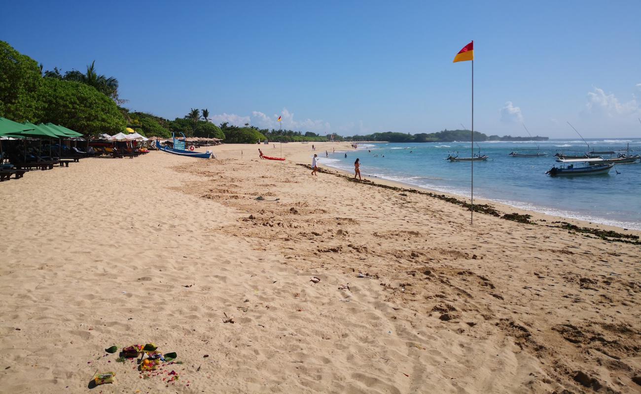 Photo de Nusa Dua Grand Hyatt avec sable fin et lumineux de surface