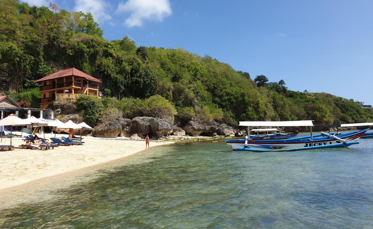 Photo de Thomas Beach avec sable beige de surface
