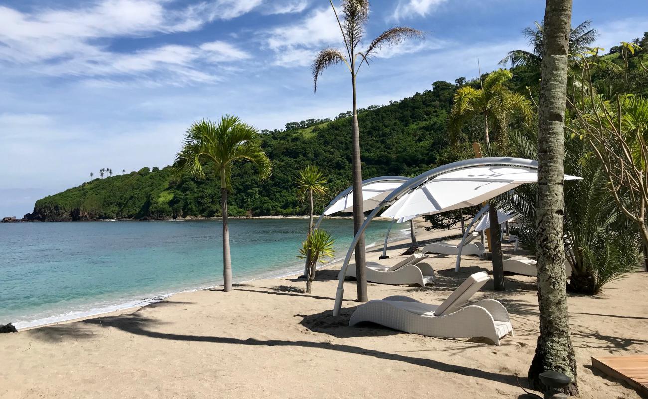 Photo de Vulkanik Nipah beach avec sable lumineux de surface