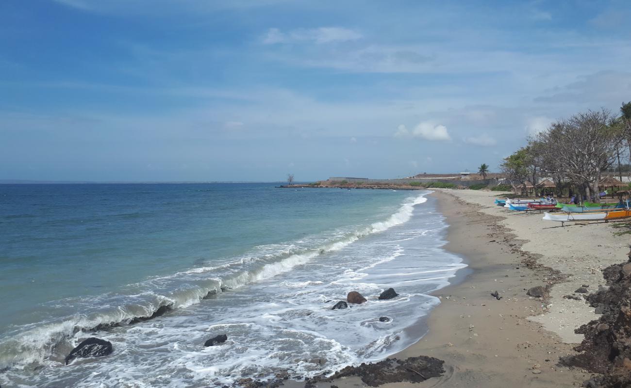 Photo de Kuang wai beach avec sable beige de surface