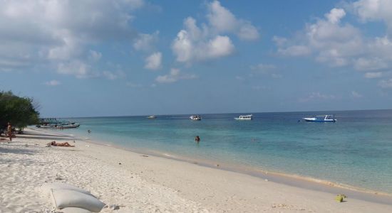 Plage de Gili Meno