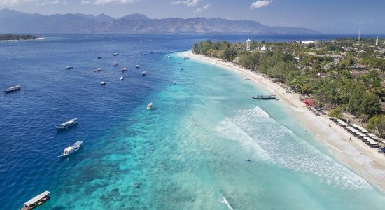 Plage de Gili Trawangan Timur