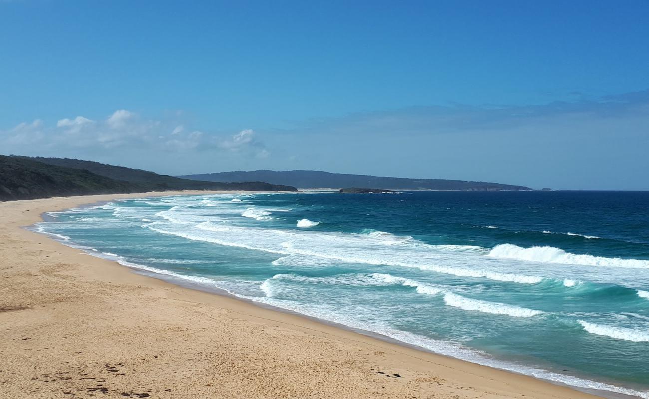 Photo de Tura Beach avec sable beige de surface