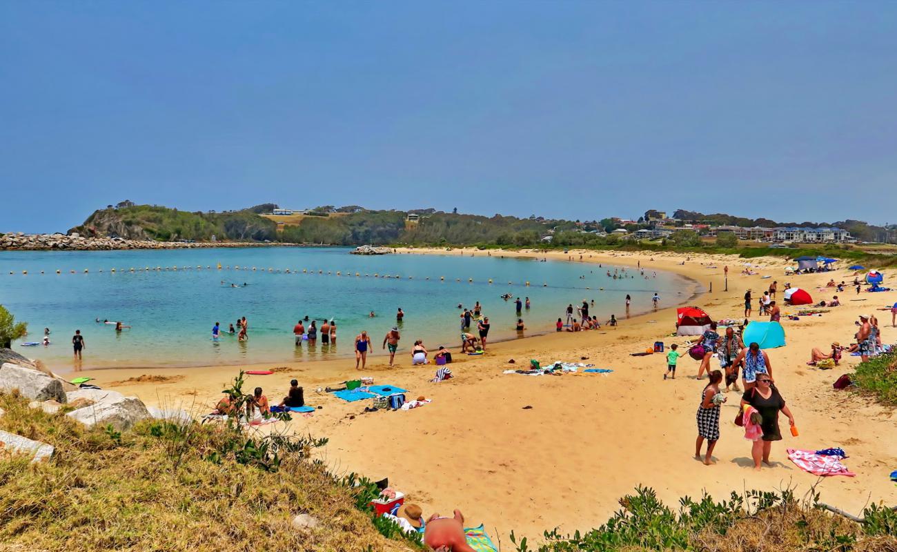 Photo de Bar Beach South avec sable lumineux de surface