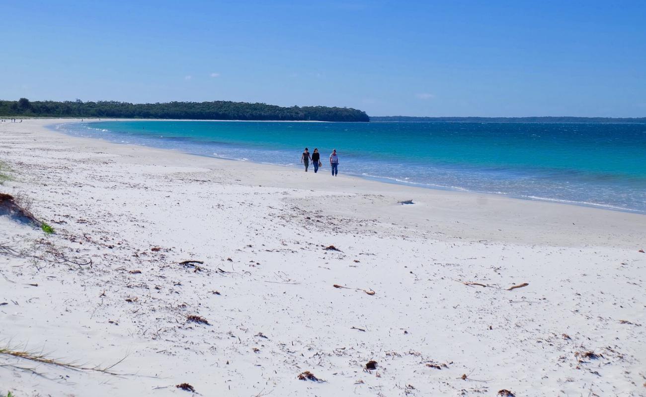 Photo de Callala Beach avec sable fin blanc de surface