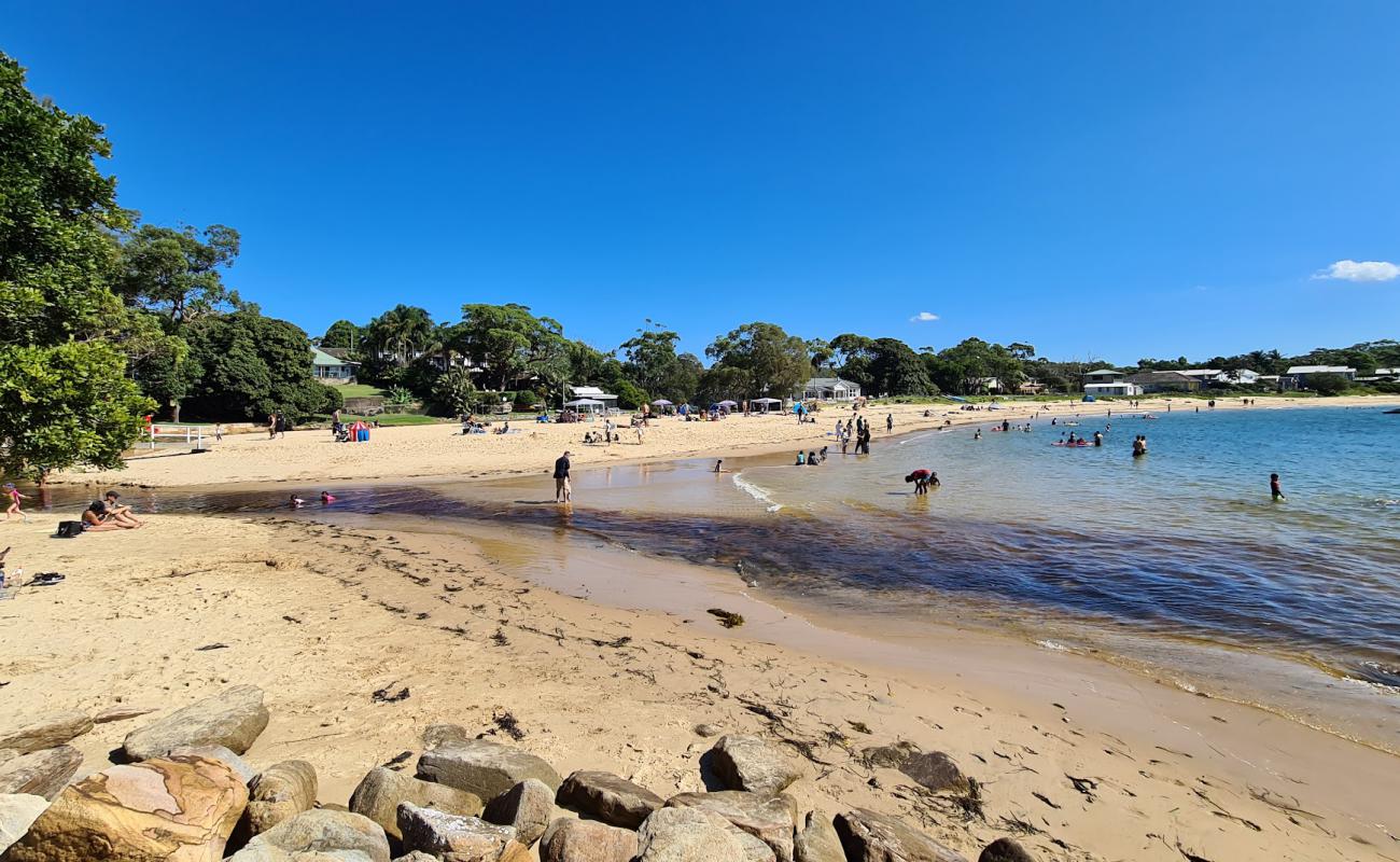 Photo de Horderns Beach avec sable beige fin de surface