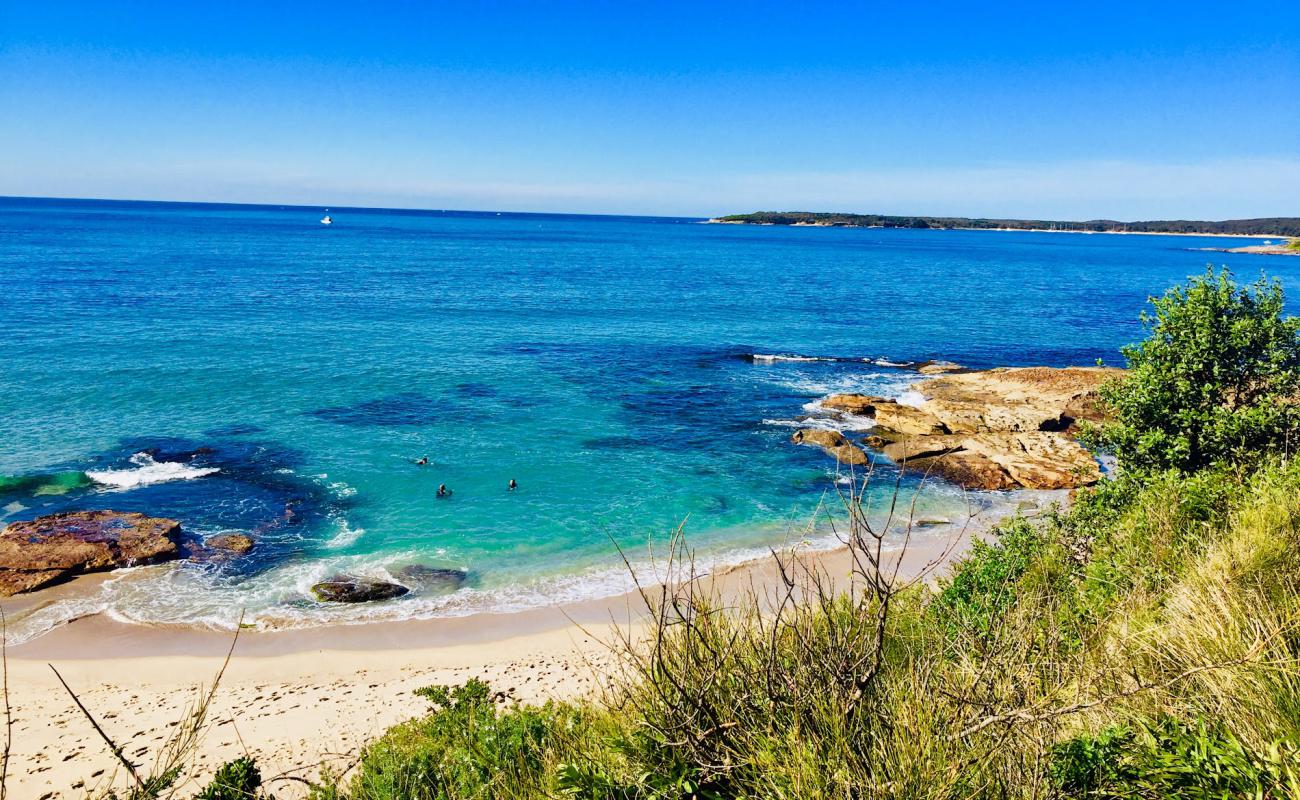 Photo de Blackwoods Beach avec sable beige de surface