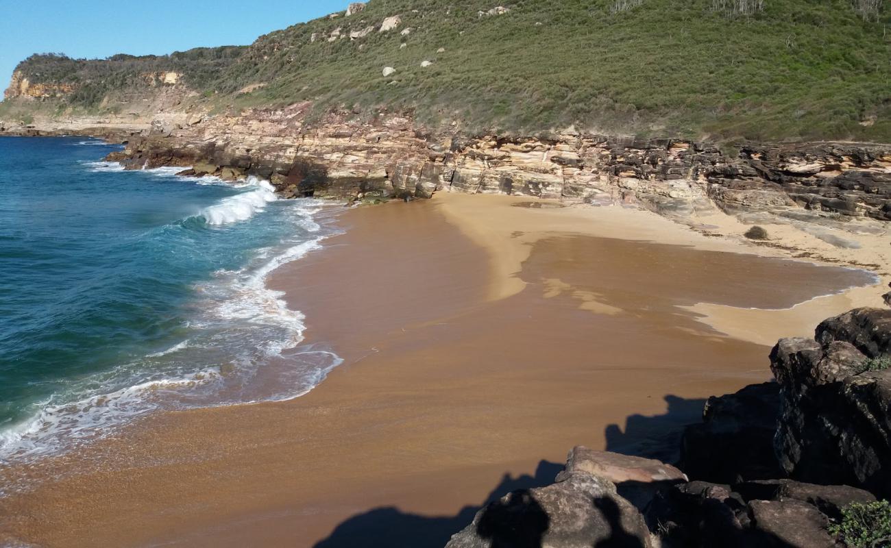 Photo de Little Tallow Beach avec sable beige fin de surface