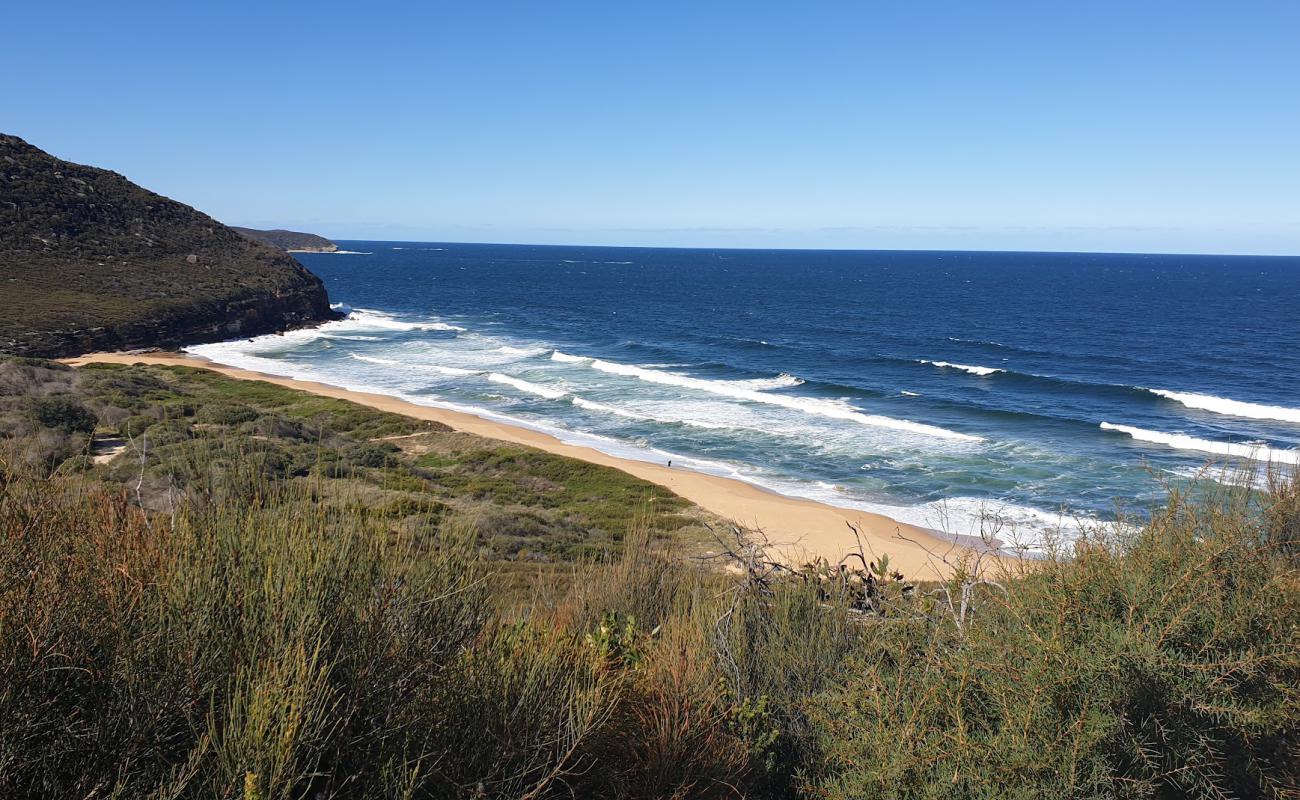 Photo de Tallow Beach avec sable beige de surface