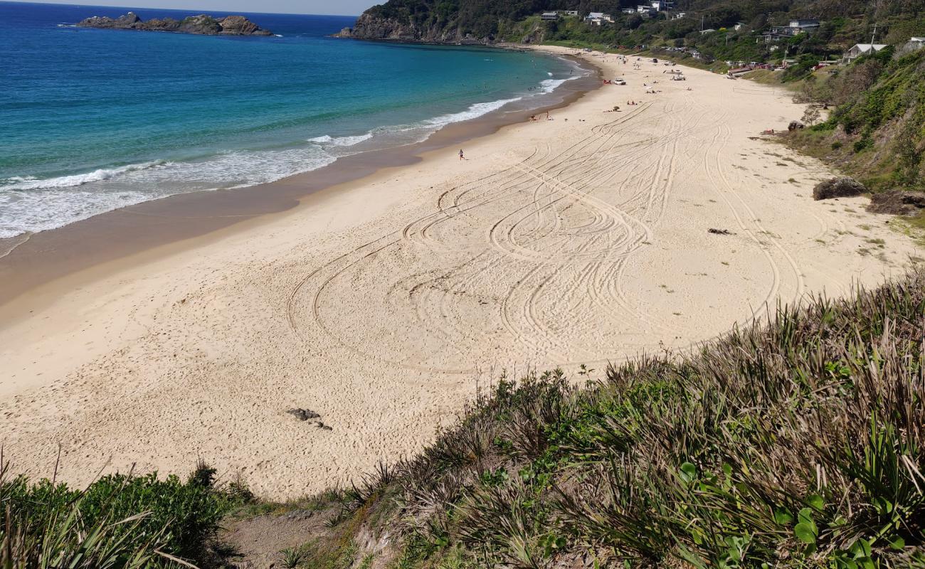 Photo de Boat Beach avec sable lumineux de surface