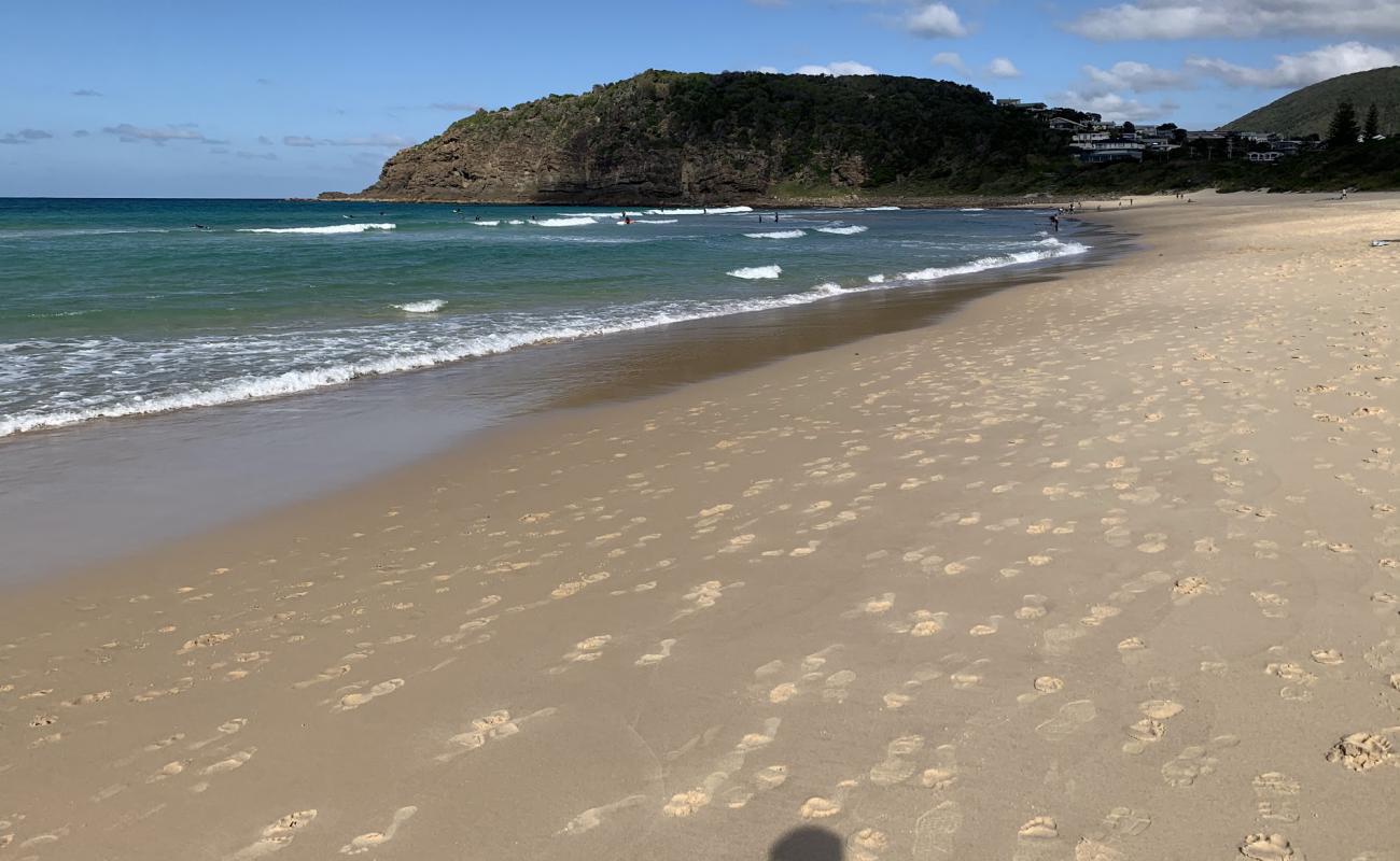 Photo de Boomerang Beach avec sable fin et lumineux de surface