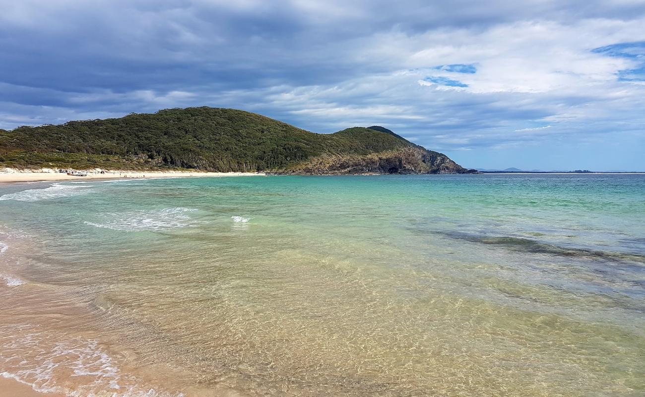 Photo de Elizabeth Beach avec sable fin et lumineux de surface