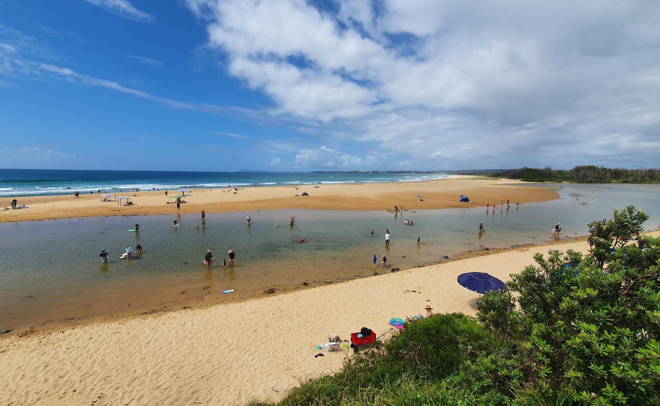 Photo de Saltwater Beach avec sable beige fin de surface