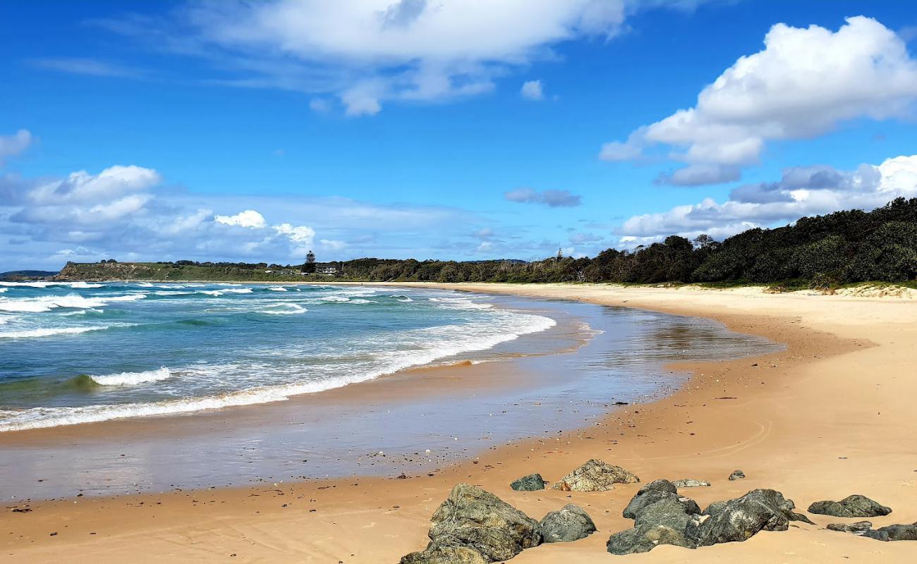 Photo de Mullaway Beach avec sable beige de surface