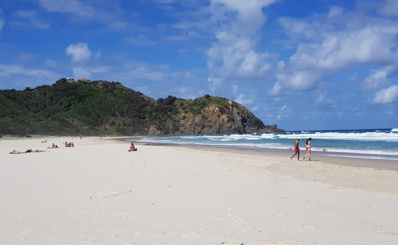 Photo de Tallow Beach II avec sable lumineux de surface