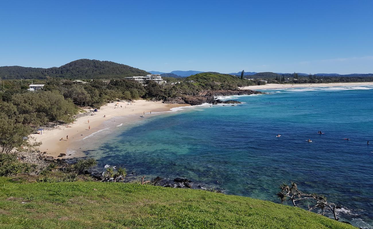 Photo de Cabarita Beach avec sable lumineux de surface