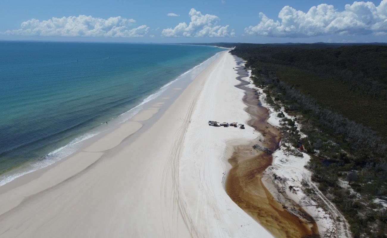 Photo de Woralie Creek Beach avec sable beige fin de surface