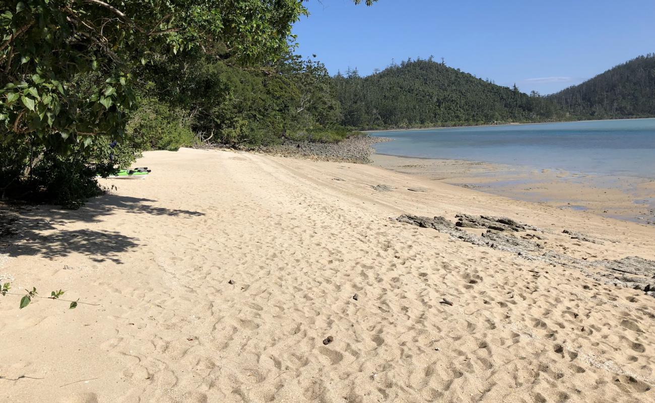 Photo de Joes Beach avec sable lumineux de surface